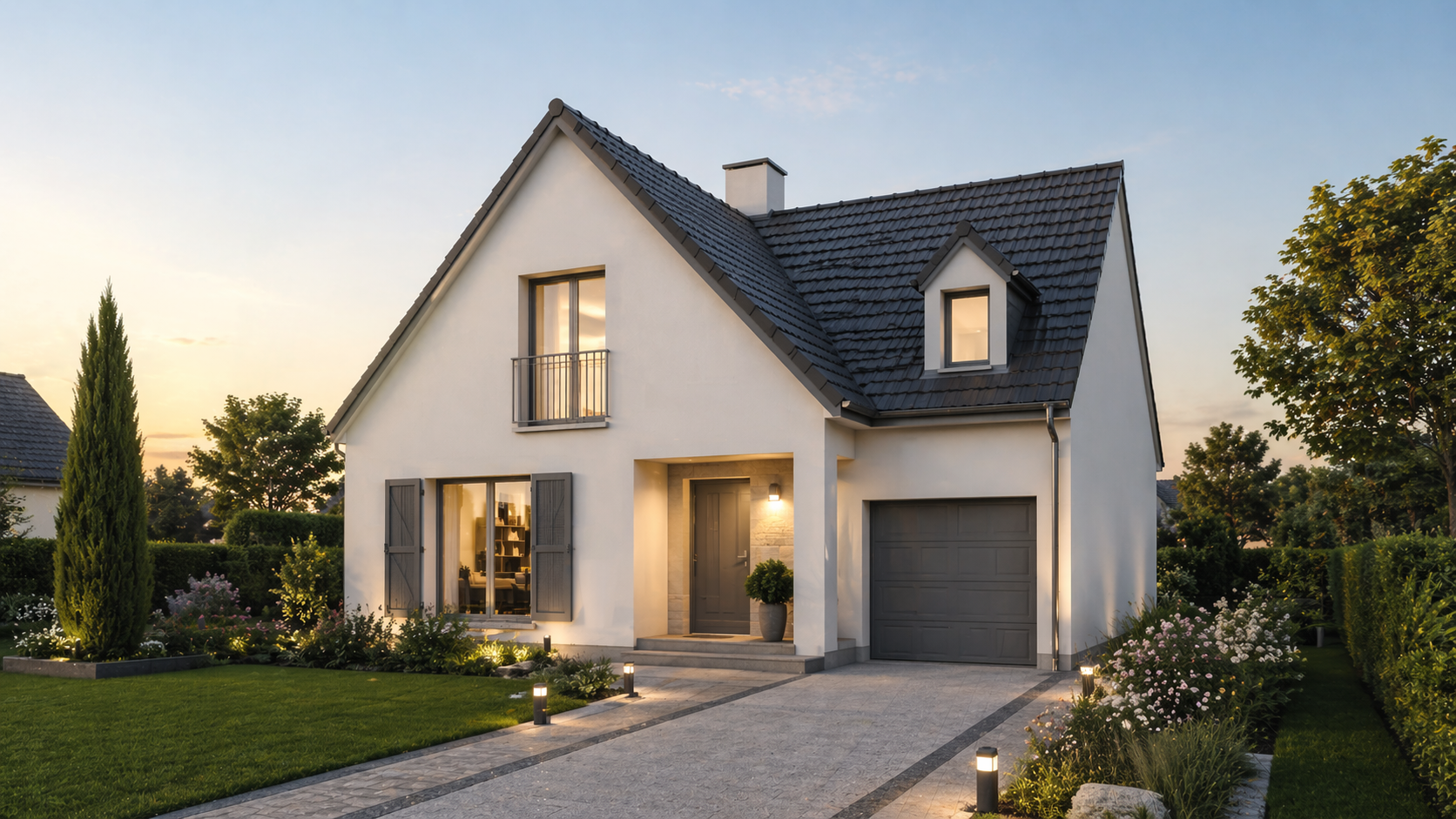 Modernes Einfamilienhaus von EUROMAC2