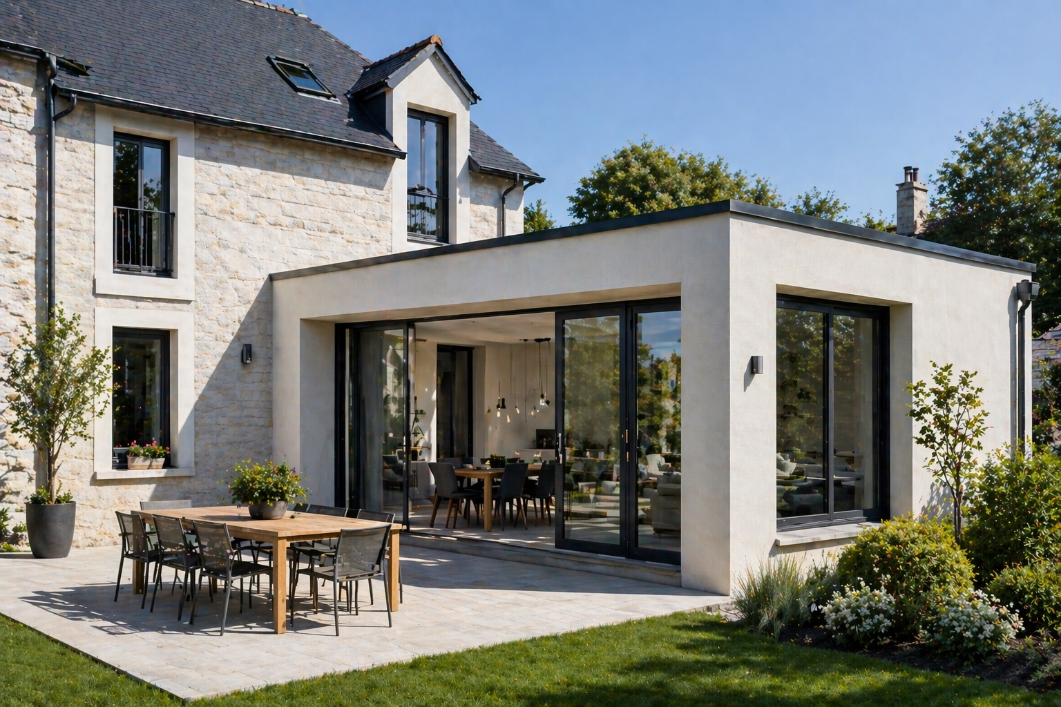 Moderner Hausanbau